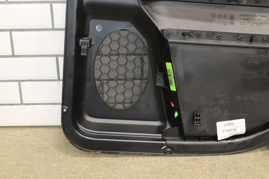 2013 - 2018 Dodge Ram Rebel Left Rear Interior Door Panel (Black / Red XR)