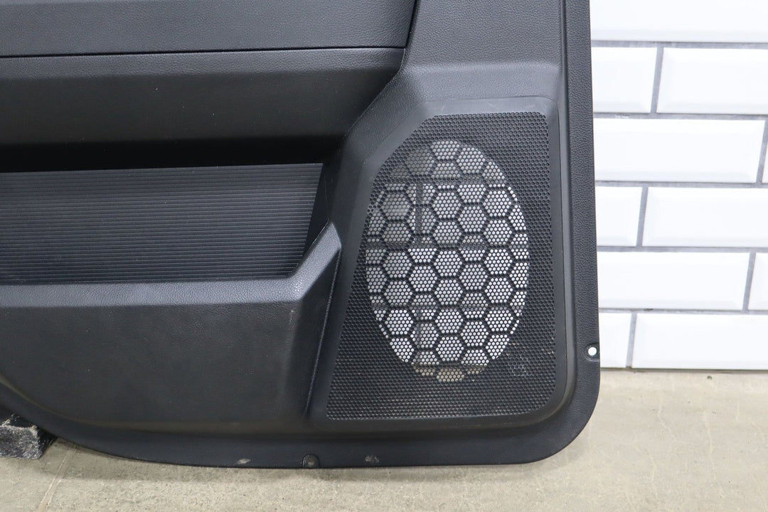 2013 - 2018 Dodge Ram Rebel Left Rear Interior Door Panel (Black / Red XR)