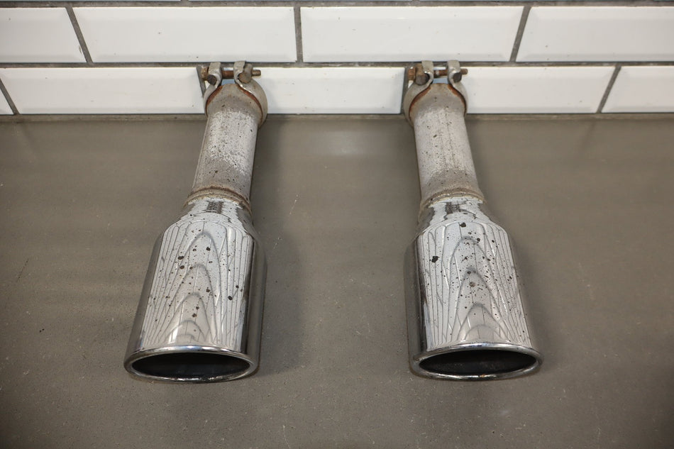 2013-2018 Ram 1500 5.7L Hemi Chrome Exhaust Tips Pair OEM Left/Right
