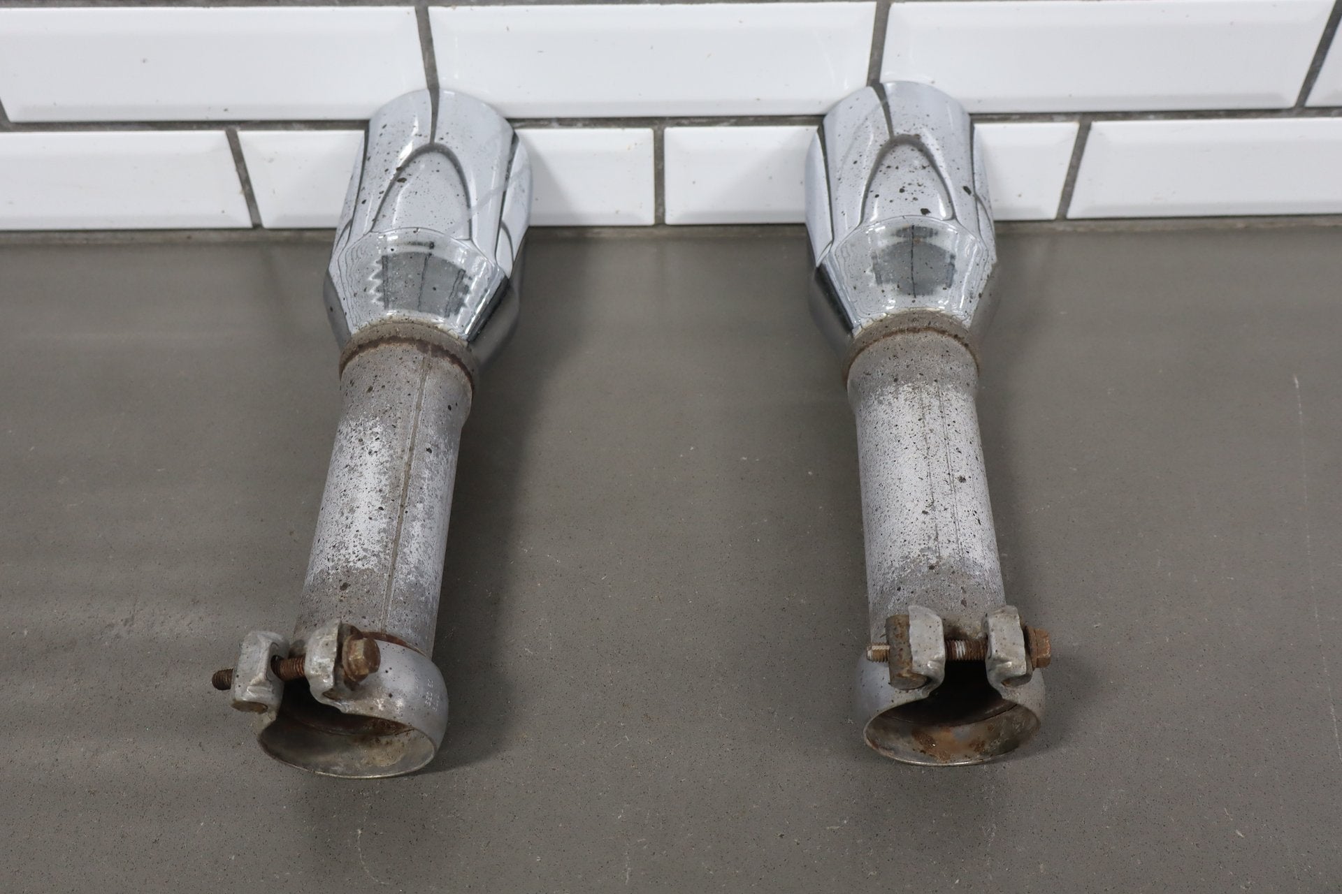 2013-2018 Ram 1500 5.7L Hemi Chrome Exhaust Tips Pair OEM Left/Right