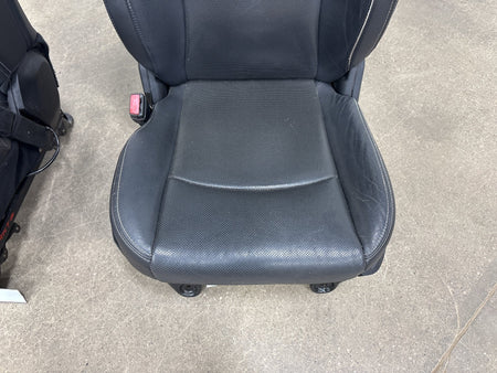 2013-2018 Ram 1500 Laramie Leather Heated/Vent Seats Set Black X9