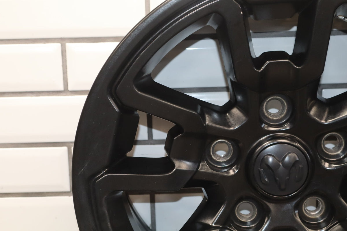 2013-2018 Ram 1500 Rebel OEM 17" Black Wheel/ Rim Aluminum OEM