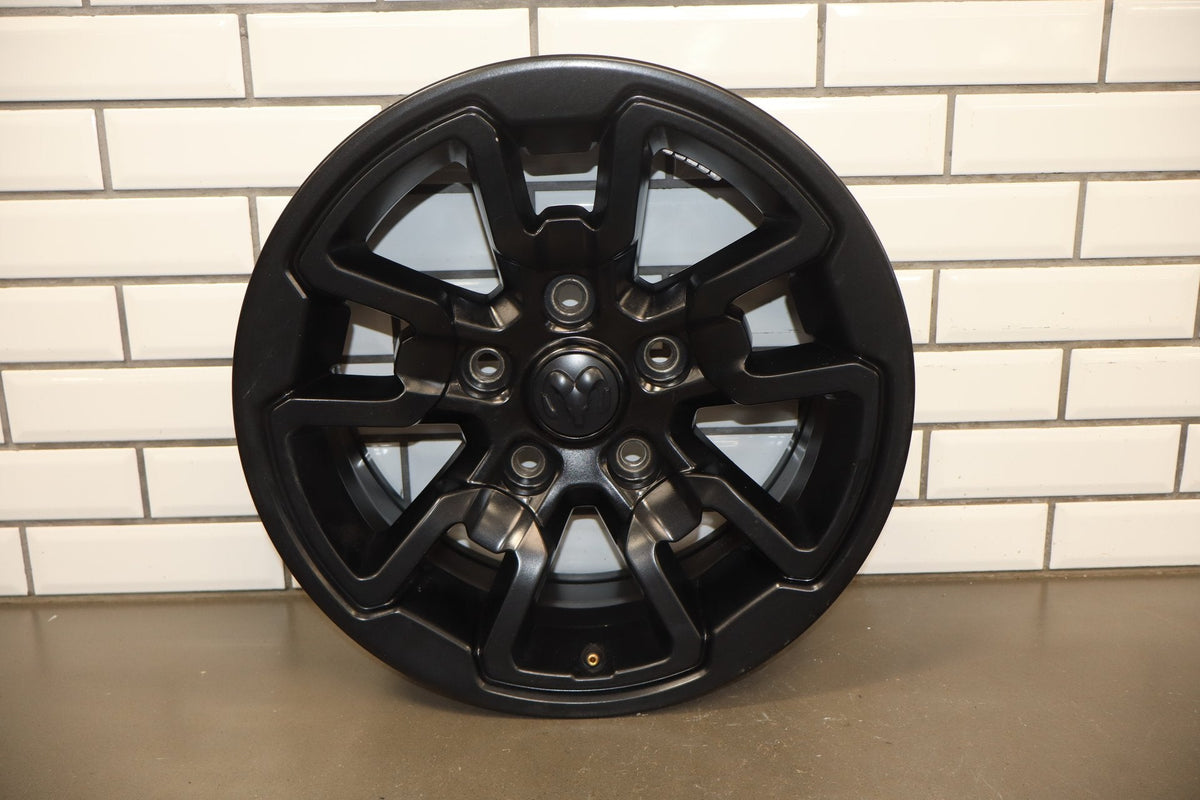 2013-2018 Ram 1500 Rebel OEM 17" Black Wheel/ Rim Aluminum OEM