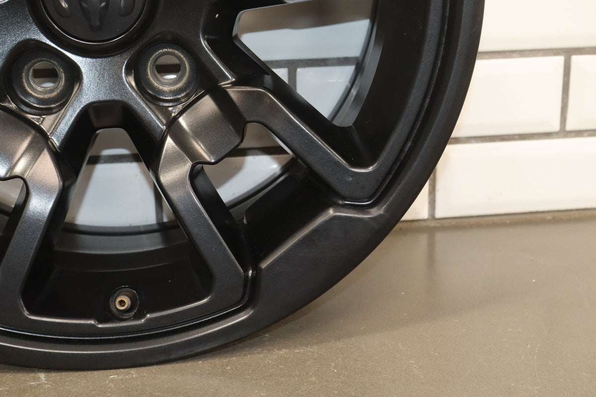 2013-2018 Ram 1500 Rebel OEM 17" Black Wheel/ Rim Aluminum OEM