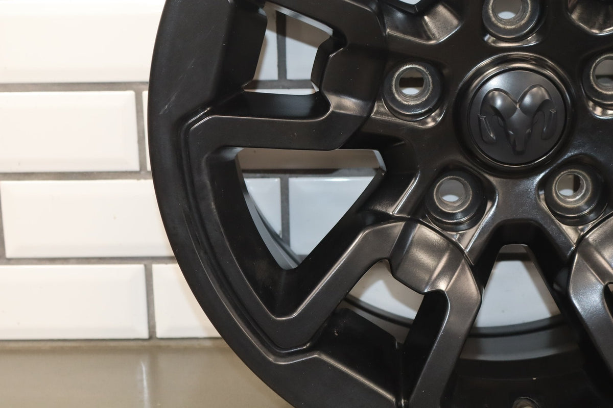 2013-2018 Ram 1500 Rebel OEM 17" Black Wheel/ Rim Aluminum OEM