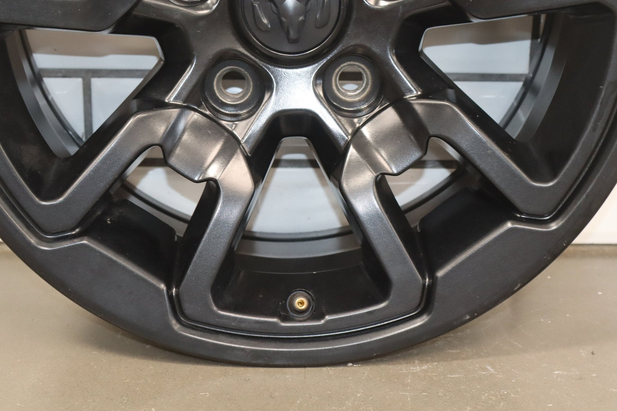 2013-2018 Ram 1500 Rebel OEM 17" Black Wheel/ Rim Aluminum OEM