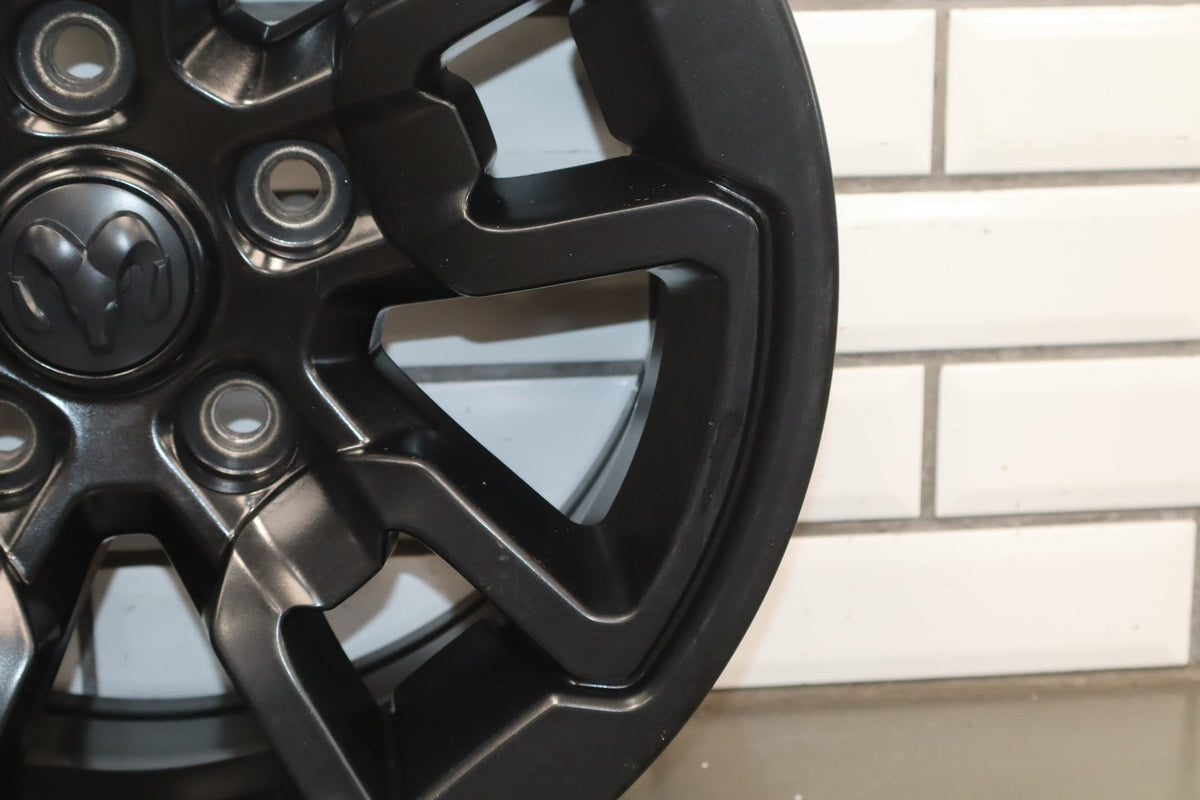 2013-2018 Ram 1500 Rebel OEM 17" Black Wheel/ Rim Aluminum OEM