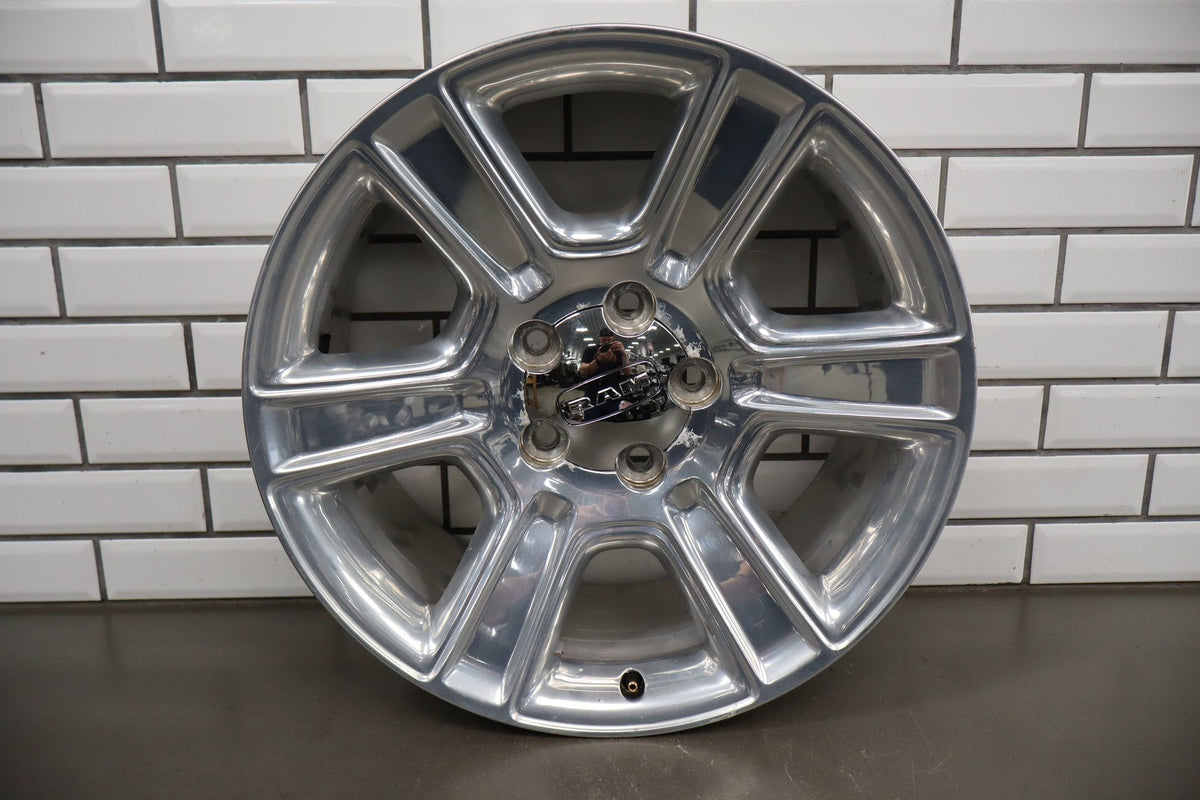2013-2018 Ram 1500 Right Rear 20x9 Polished Alloy Wheel