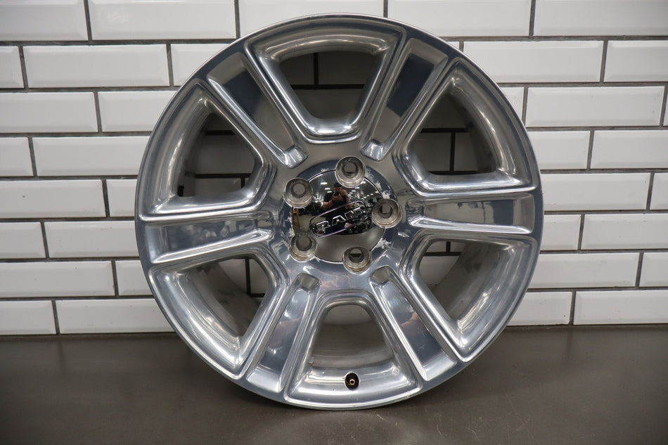 2013-2018 Ram 1500 Right Rear 20x9 Polished Alloy Wheel