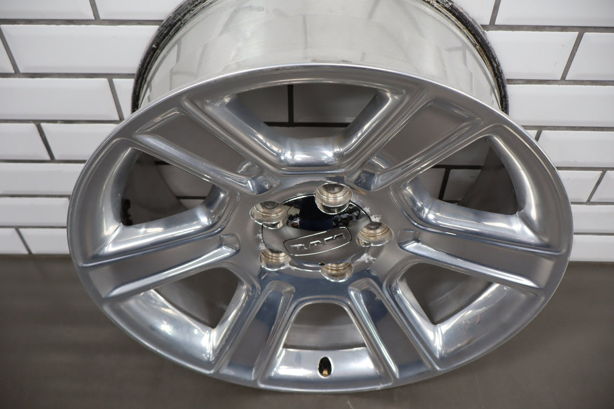 2013-2018 Ram 1500 Right Rear 20x9 Polished Alloy Wheel