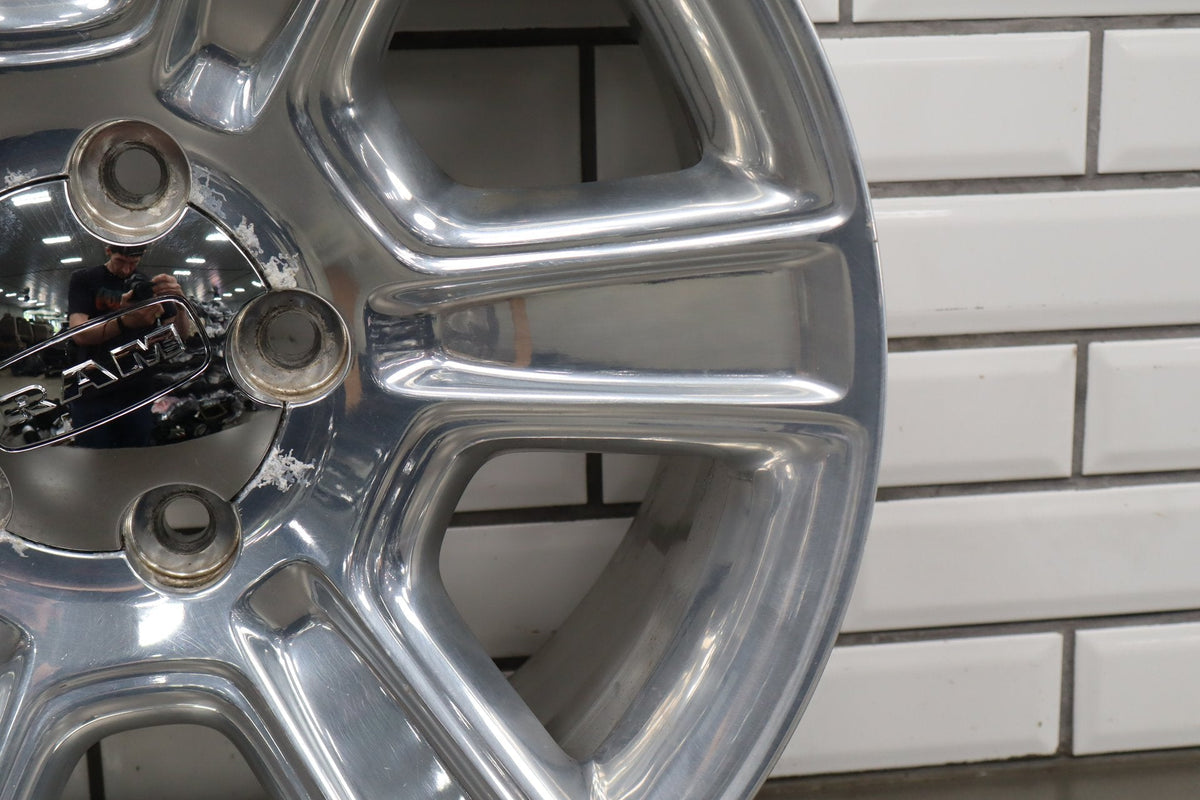 2013-2018 Ram 1500 Right Rear 20x9 Polished Alloy Wheel