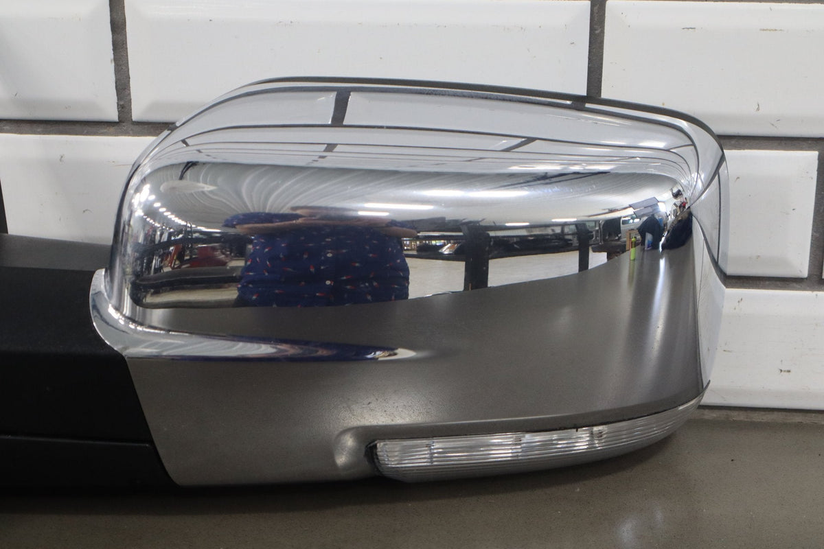 2013-2018 Ram 1500 Truck Left LH 6x9 Chrome Power Folding Door Mirror Heated