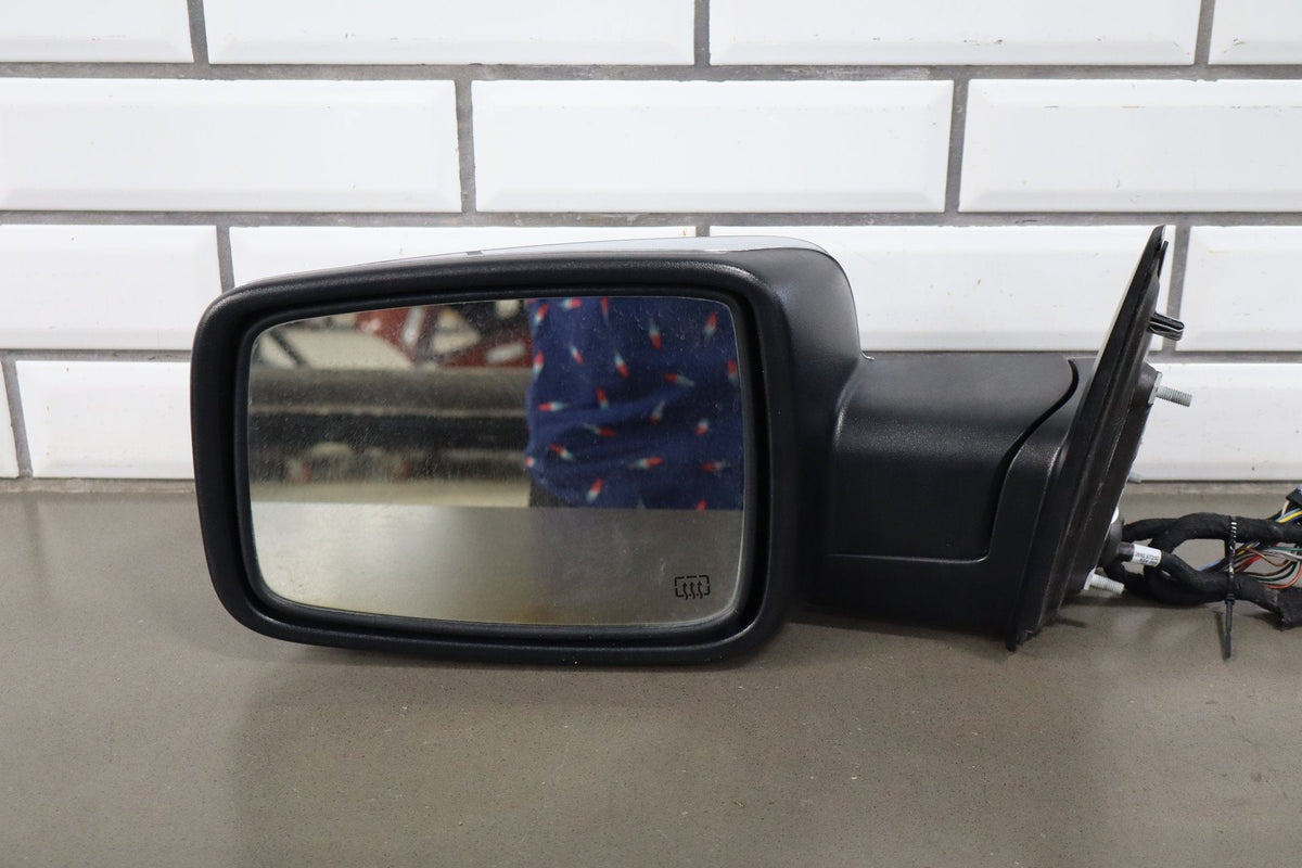 2013-2018 Ram 1500 Truck Left LH 6x9 Chrome Power Folding Door Mirror Heated