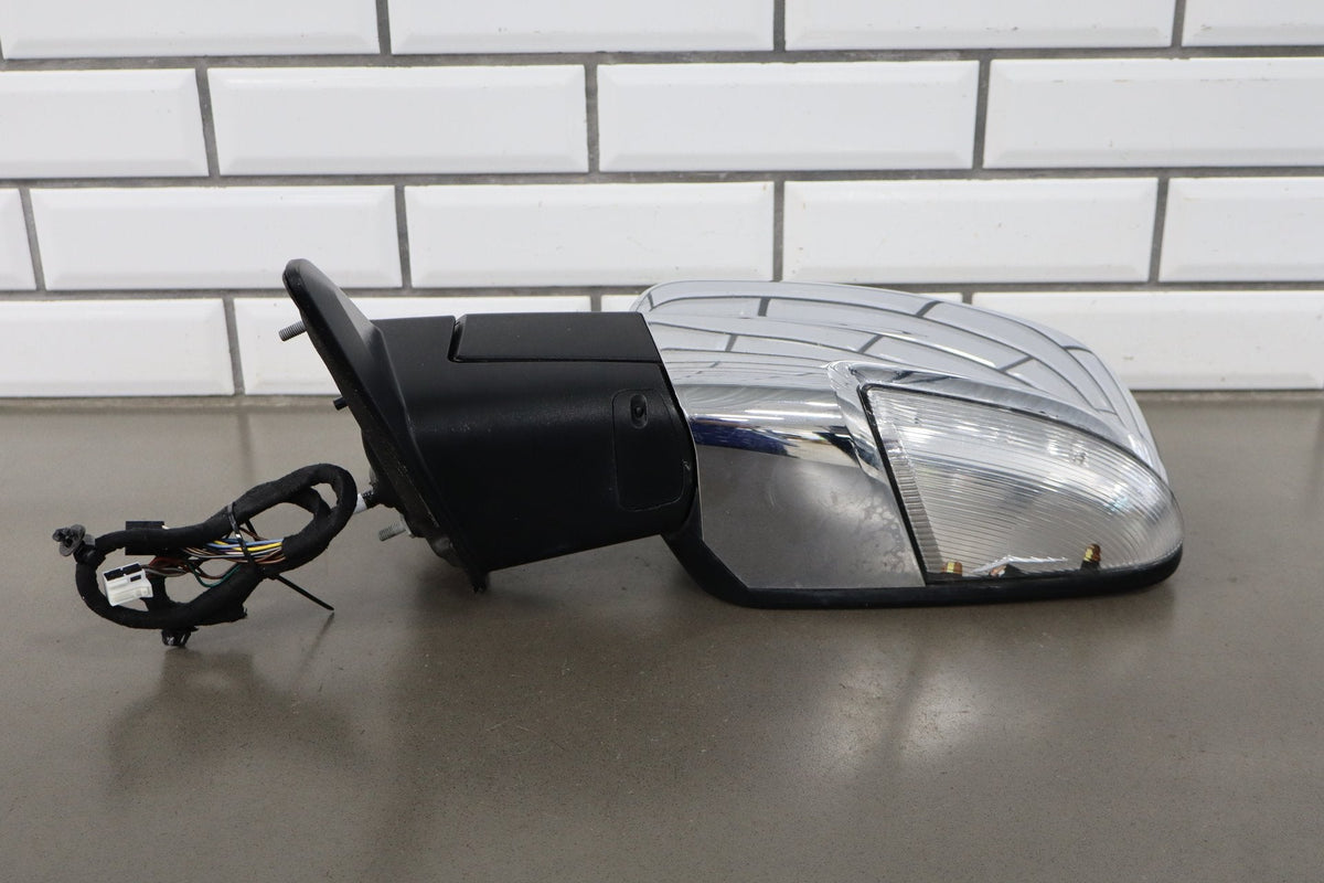 2013-2018 Ram 1500 Truck Left LH 6x9 Chrome Power Folding Door Mirror Heated