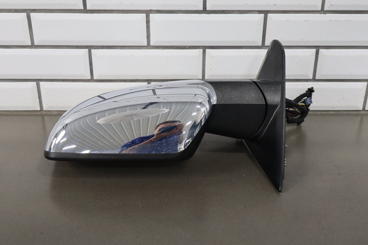 2013-2018 Ram 1500 Truck Left LH 6x9 Chrome Power Folding Door Mirror Heated