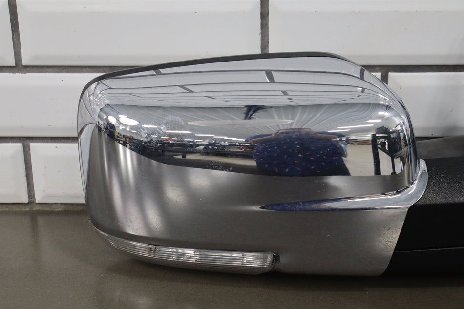 2013-2018 Ram 1500 Truck Right RH 6x9 Chrome Power Folding Door Mirror Heated