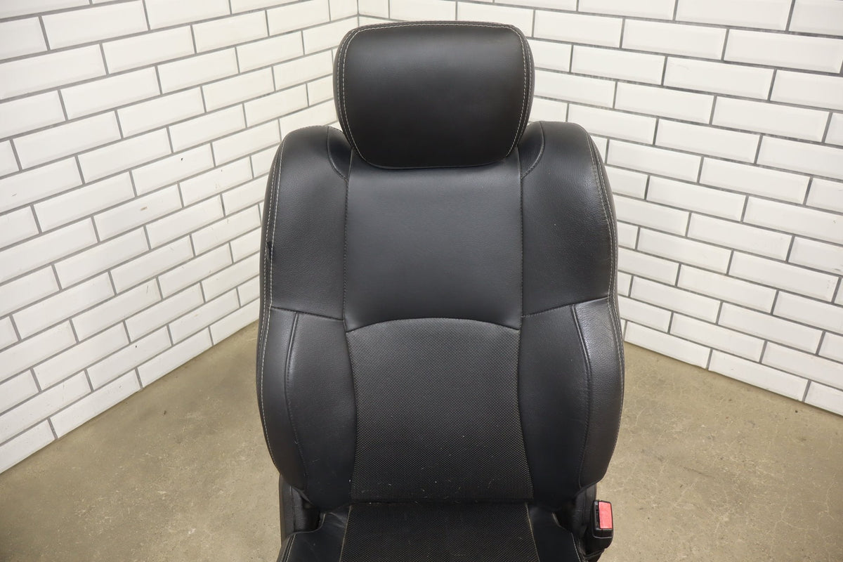 2013-2018 Ram 1500/2500/3500 4th Gen Right Front Seat Leather Black X9