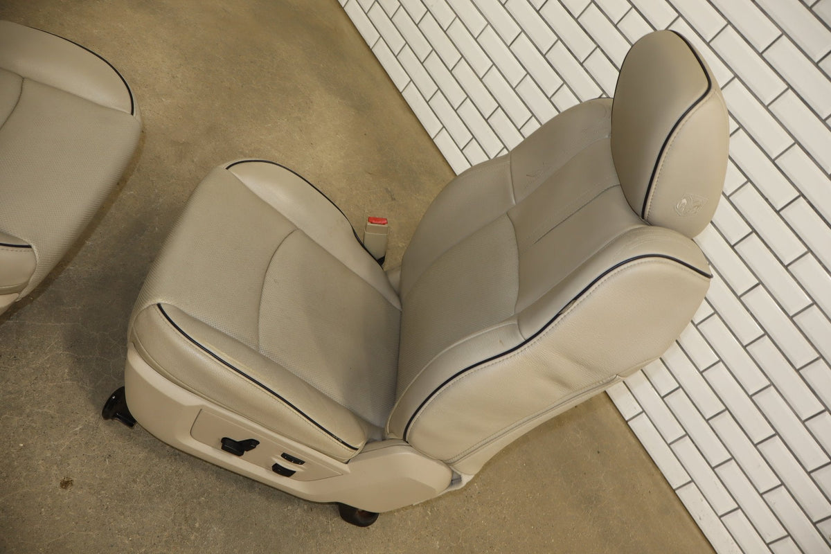 2013-2018 Ram Crew Cab Limited Tungsten Leather Seats Set Indigo Frost C1