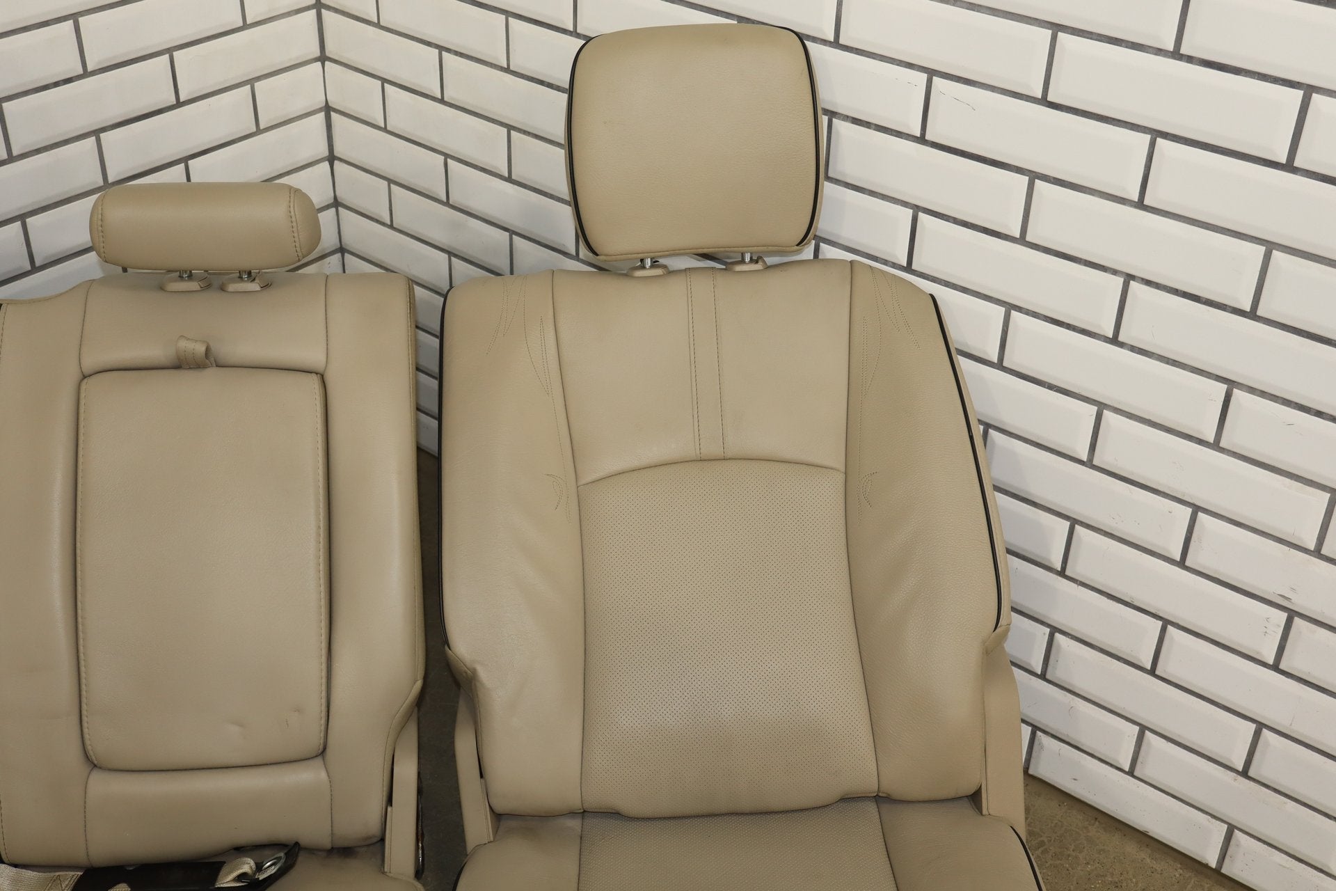 2013-2018 Ram Crew Cab Limited Tungsten Leather Seats Set Indigo Frost C1