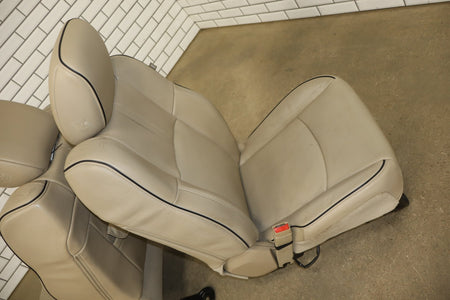 2013-2018 Ram Crew Cab Limited Tungsten Leather Seats Set Indigo Frost C1