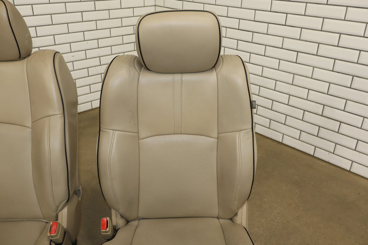 2013-2018 Ram Crew Cab Limited Tungsten Leather Seats Set Indigo Frost C1