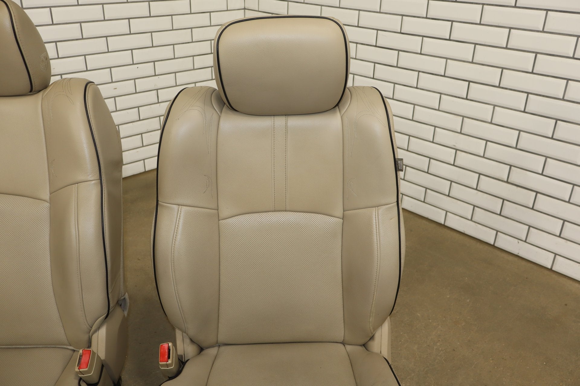 2013-2018 Ram Crew Cab Limited Tungsten Leather Seats Set Indigo Frost C1