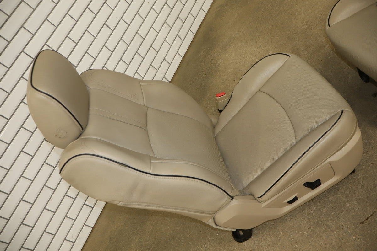 2013-2018 Ram Crew Cab Limited Tungsten Leather Seats Set Indigo Frost C1