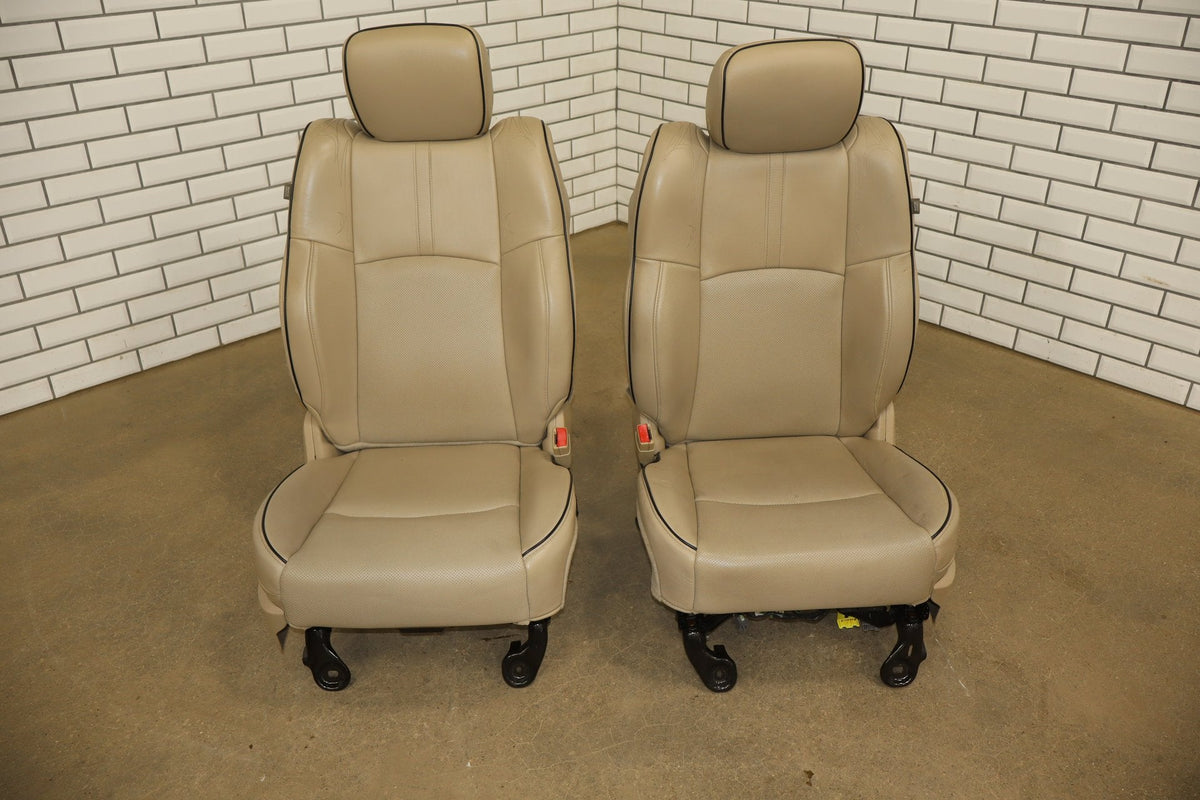 2013-2018 Ram Crew Cab Limited Tungsten Leather Seats Set Indigo Frost C1
