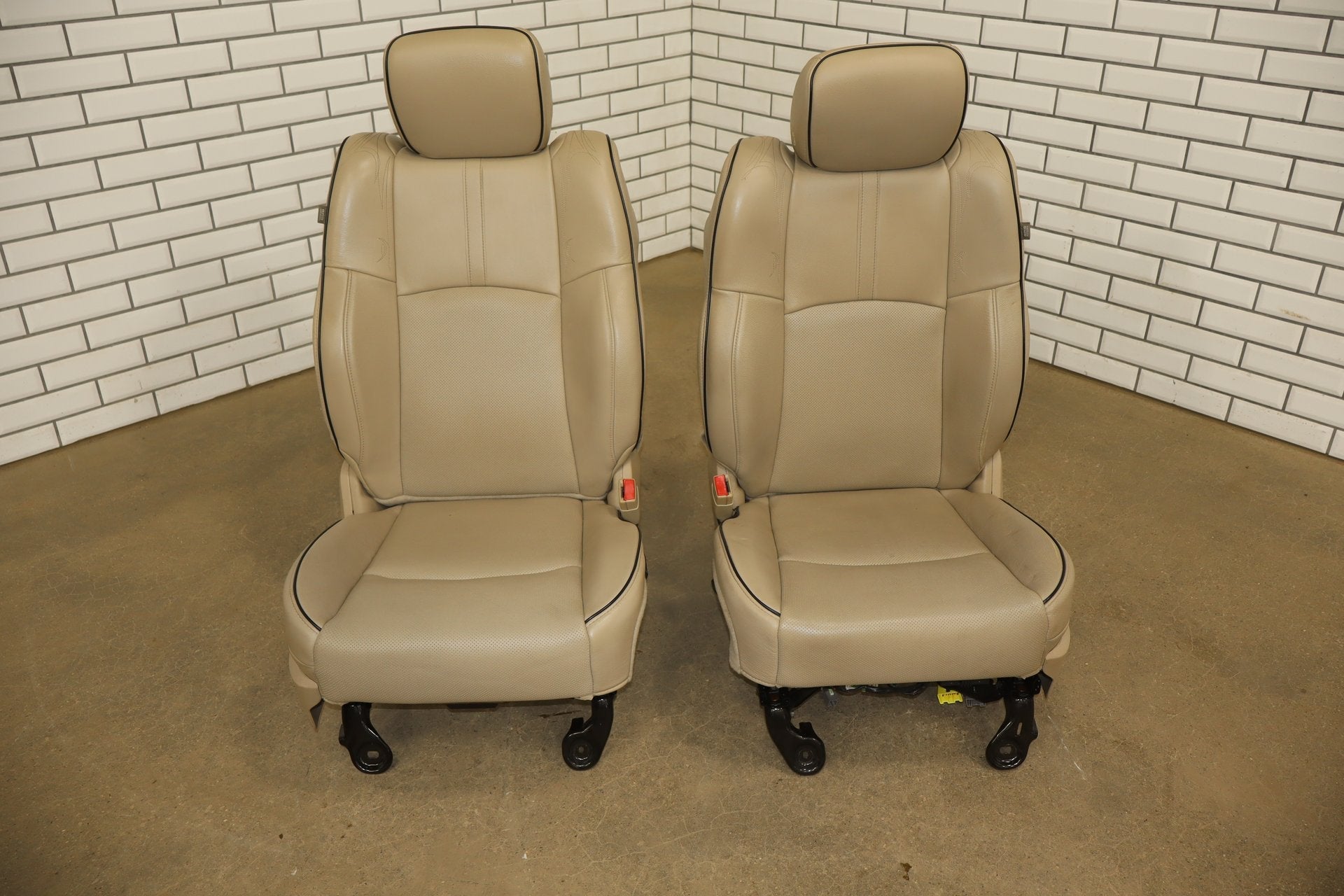 2013-2018 Ram Crew Cab Limited Tungsten Leather Seats Set Indigo Frost C1