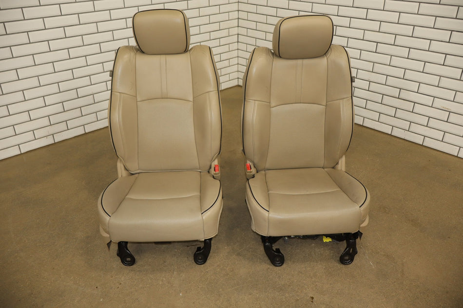 2013-2018 Ram Crew Cab Limited Tungsten Leather Seats Set Indigo Frost C1