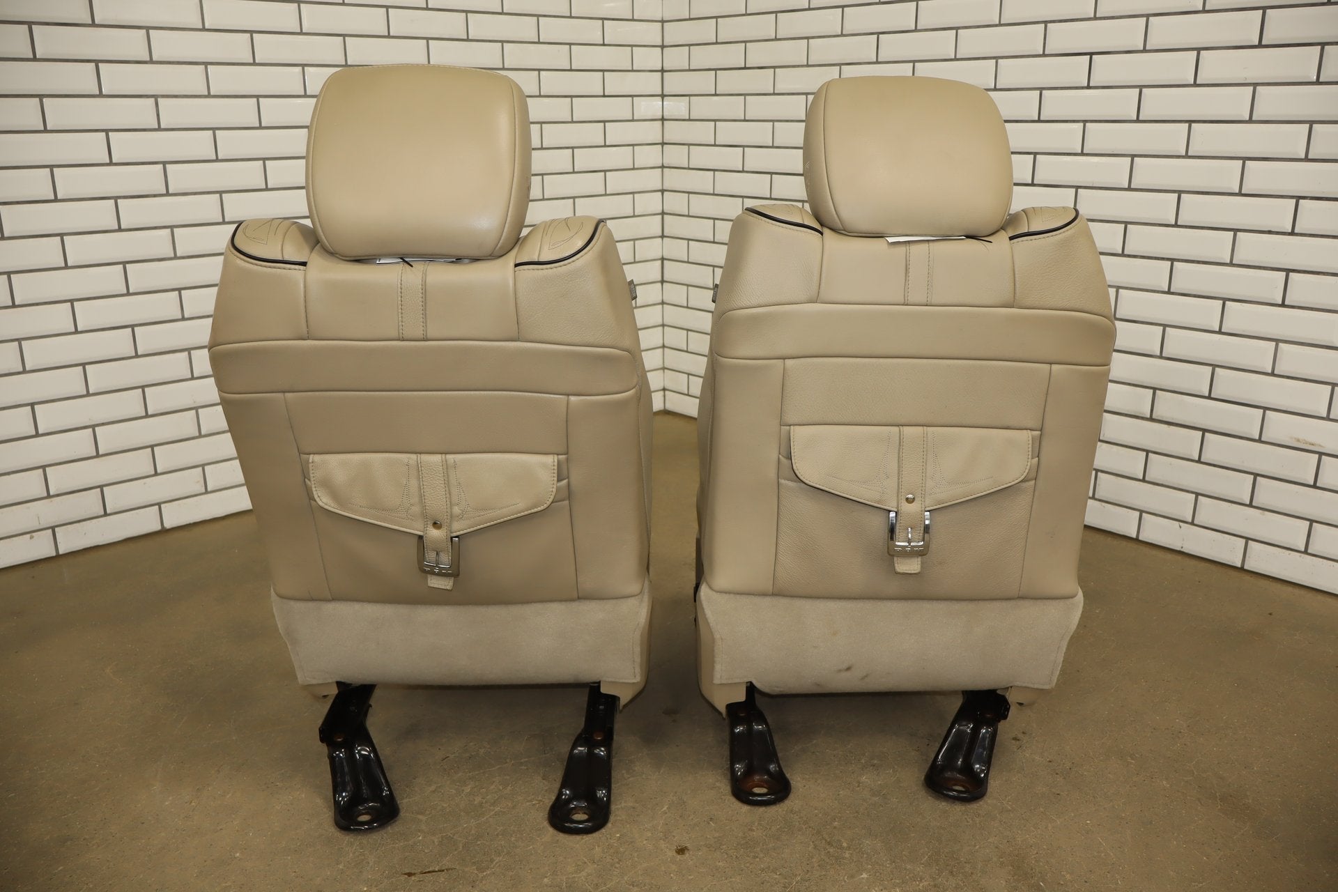 2013-2018 Ram Crew Cab Limited Tungsten Leather Seats Set Indigo Frost C1