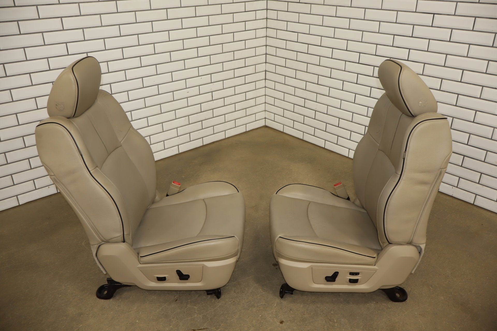 2013-2018 Ram Crew Cab Limited Tungsten Leather Seats Set Indigo Frost C1