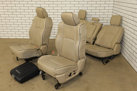 2013-2018 Ram Crew Cab Limited Tungsten Leather Seats Set Indigo Frost C1