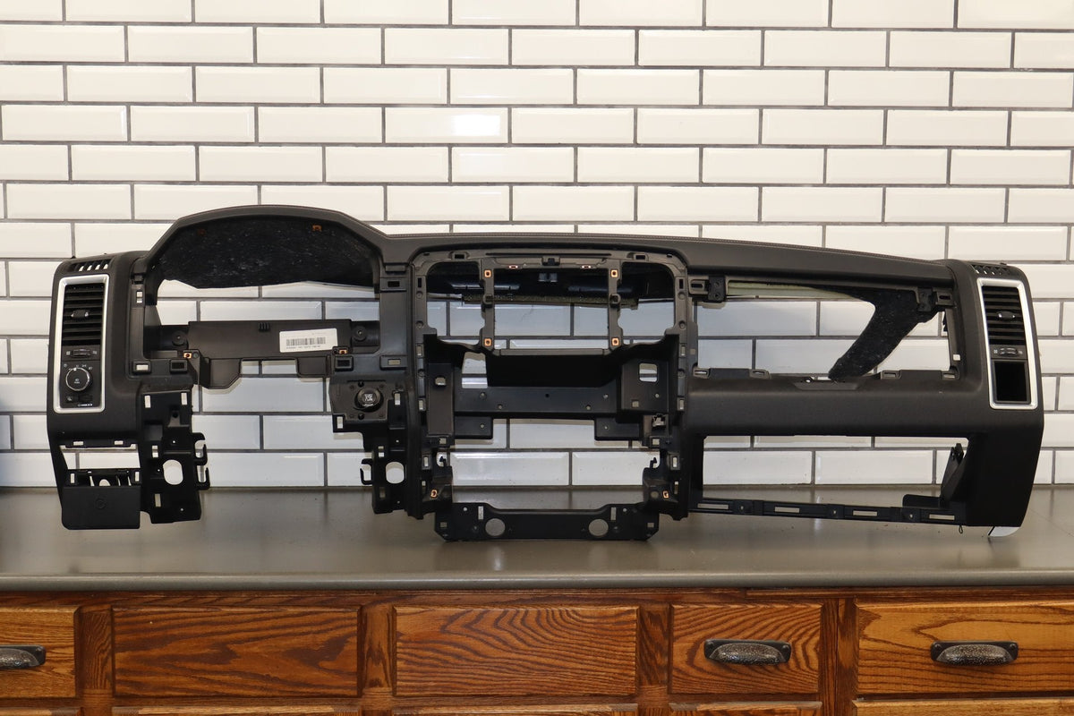2013-2018 Ram Leather Dash Panel Black X9