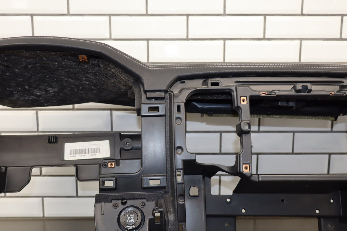 2013-2018 Ram Leather Dash Panel Black X9