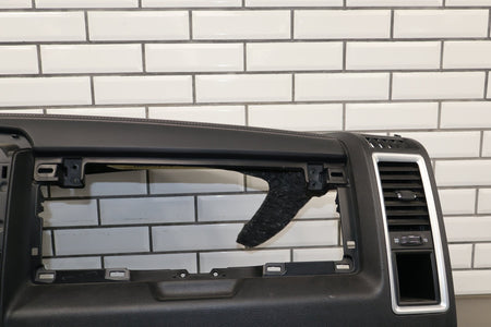 2013-2018 Ram Leather Dash Panel Black X9