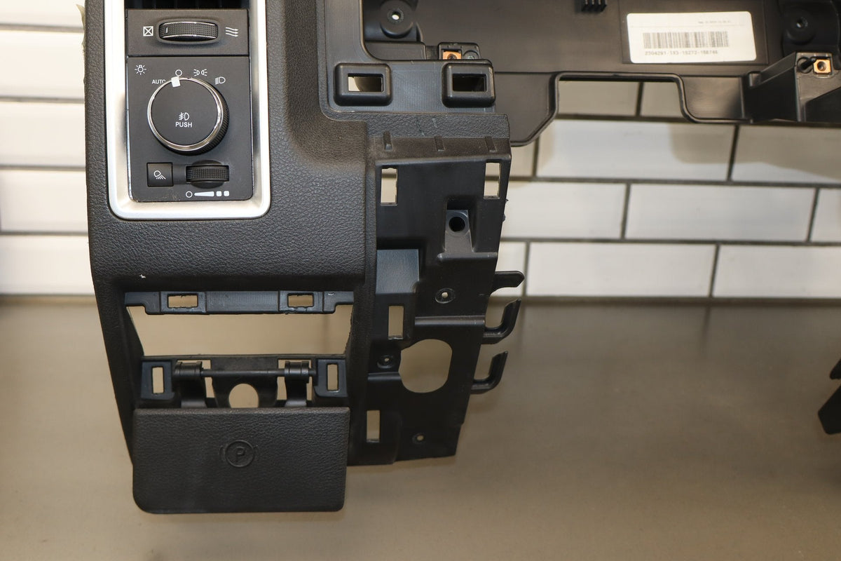 2013-2018 Ram Leather Dash Panel Black X9