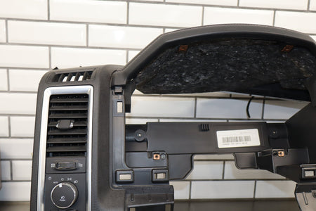 2013-2018 Ram Leather Dash Panel Black X9