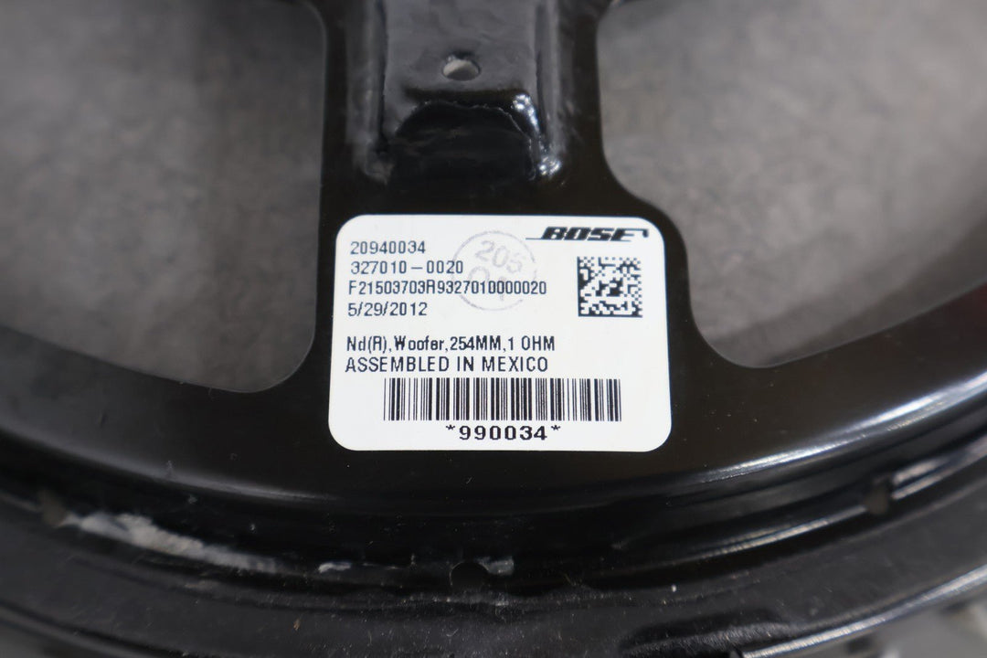 2013 C6 Corvette 4 - Piece Set of Door Speakers