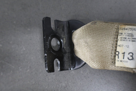 2013 Chevrolet Suburban 2500 Right Rear Seat belt Light Cashmere 333