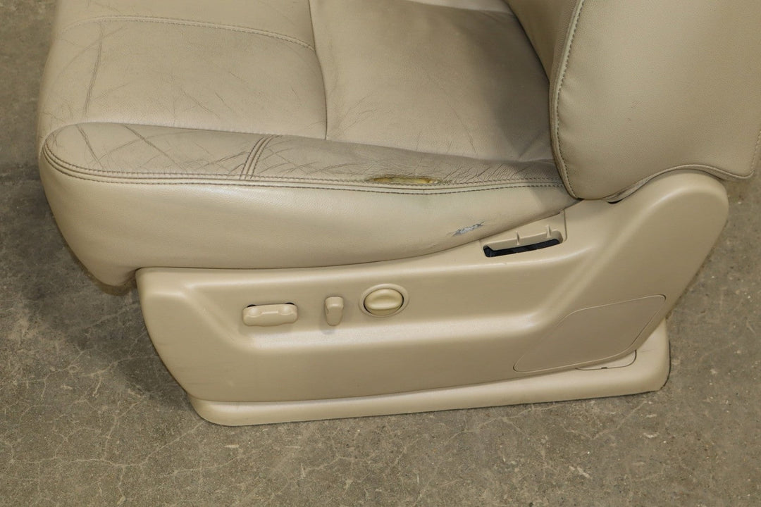 2013 Chevrolet Suburban Pair Heated Leather Front Seats OEM Light Cashmere