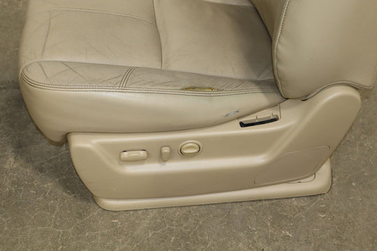2013 Chevrolet Suburban Pair Heated Leather Front Seats OEM Light Cashmere