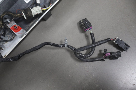 2013 Chevrolet Suburban Tail Finish Panel OEM with Backup Camera White