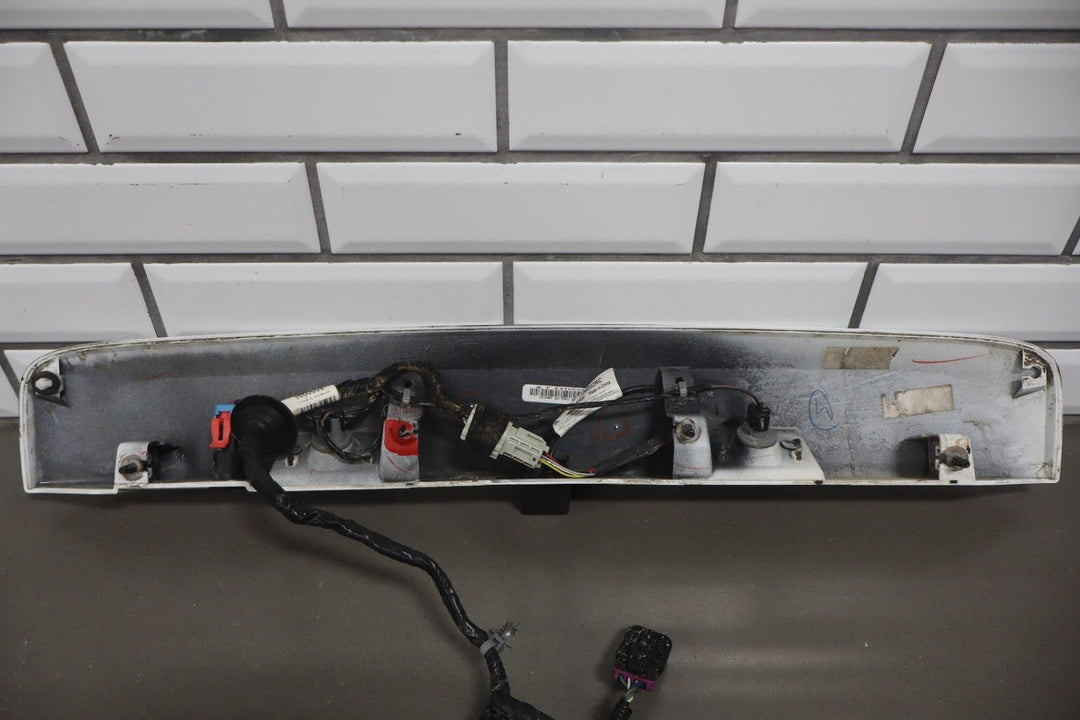 2013 Chevrolet Suburban Tail Finish Panel OEM with Backup Camera White