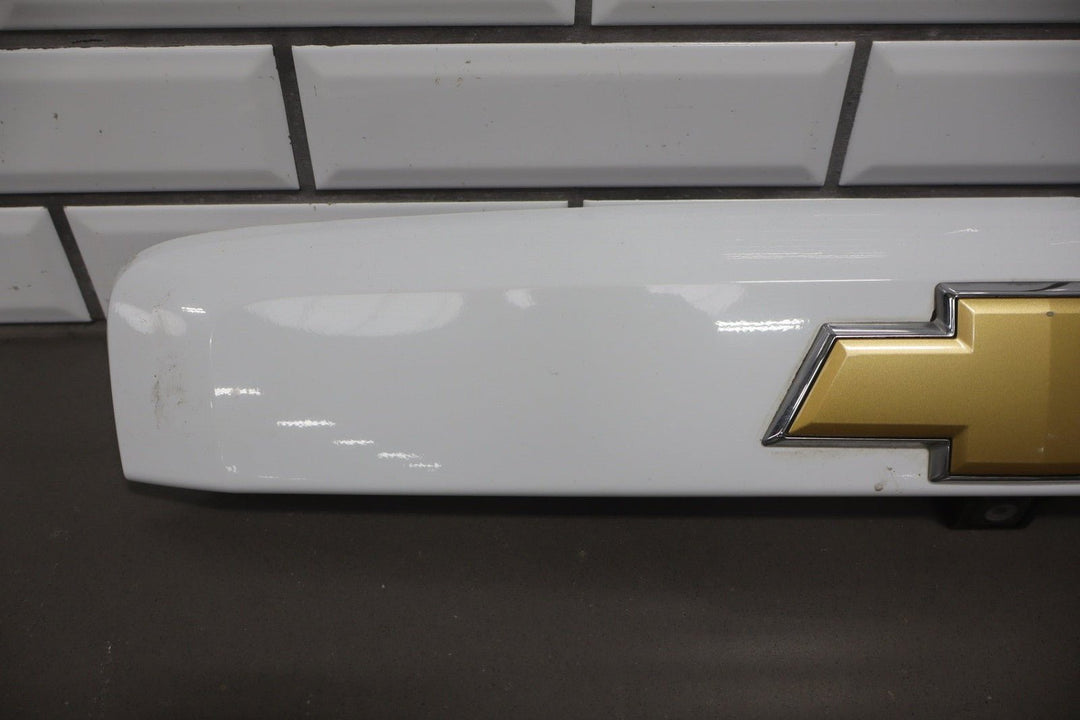 2013 Chevrolet Suburban Tail Finish Panel OEM with Backup Camera White