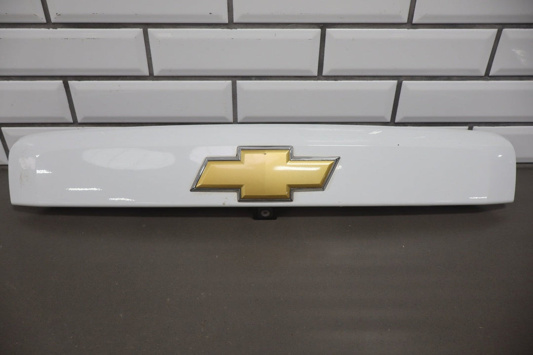 2013 Chevrolet Suburban Tail Finish Panel OEM with Backup Camera White