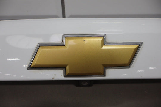 2013 Chevrolet Suburban Tail Finish Panel OEM with Backup Camera White