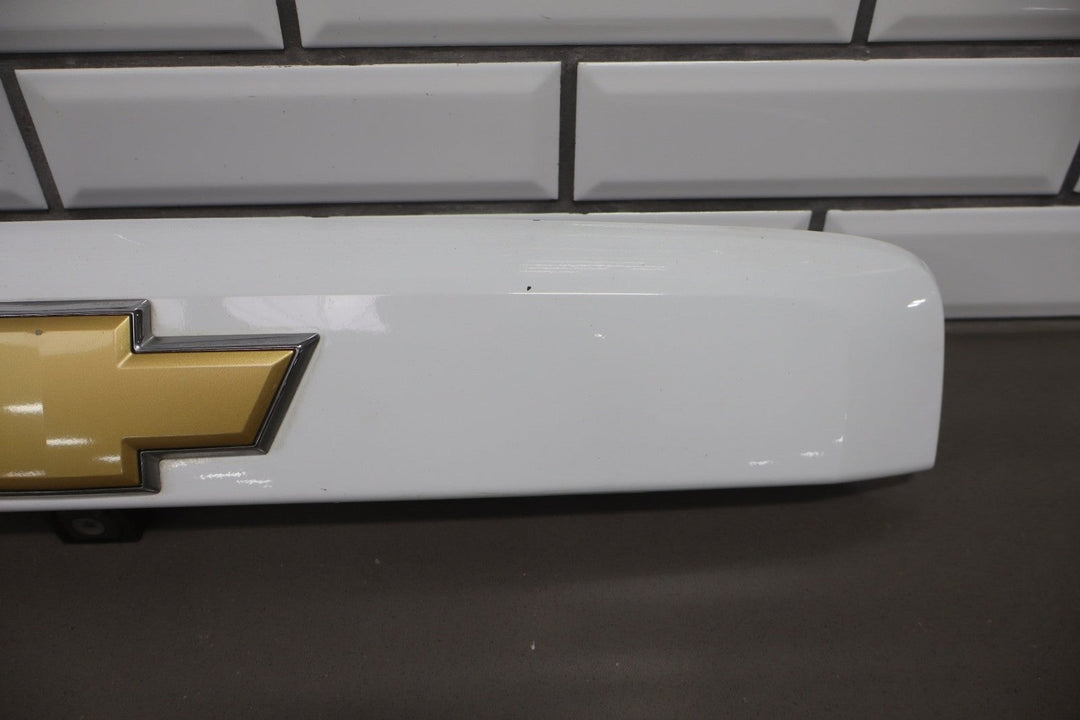 2013 Chevrolet Suburban Tail Finish Panel OEM with Backup Camera White