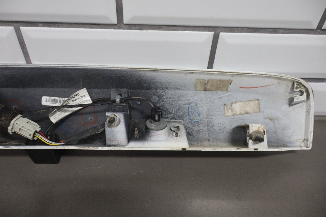 2013 Chevrolet Suburban Tail Finish Panel OEM with Backup Camera White