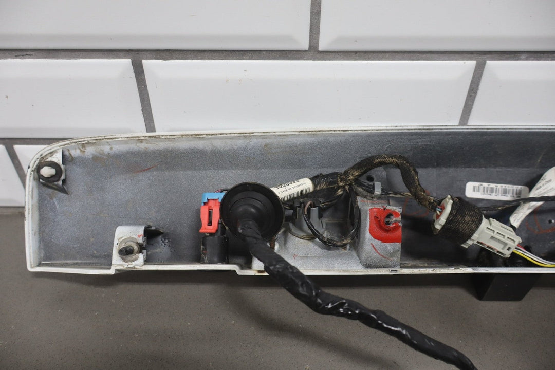 2013 Chevrolet Suburban Tail Finish Panel OEM with Backup Camera White